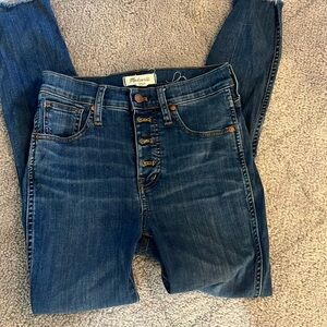 Madewell high rise skinny jeans
